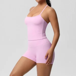Yoga Gym Set Halter Top