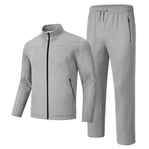 Rdruko Men's Fleece Sweat Track Suits 2 Pcs Set